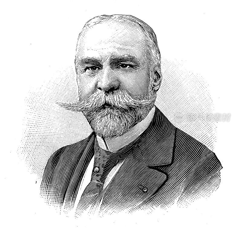 古董插图:M Nisard